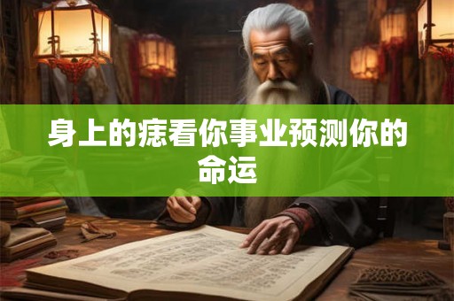 身上的痣看你事业预测你的命运
