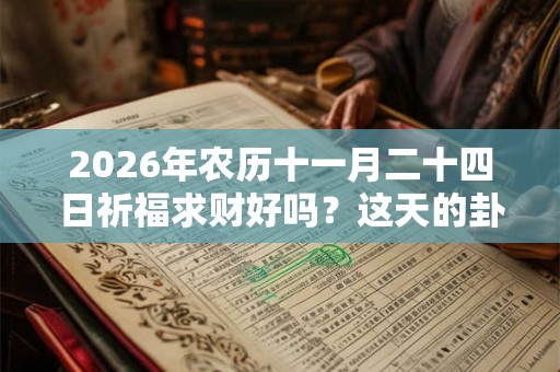 2026年农历十一月二十四日祈福求财好吗？这天的卦象如何？