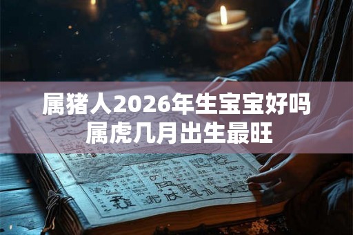 属猪人2026年生宝宝好吗 属虎几月出生最旺