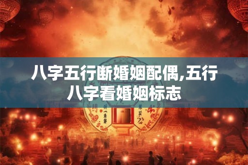 八字五行断婚姻配偶,五行八字看婚姻标志