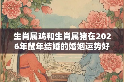 生肖属鸡和生肖属猪在2026年鼠年结婚的婚姻运势好吗？