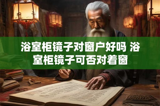 浴室柜镜子对窗户好吗 浴室柜镜子可否对着窗