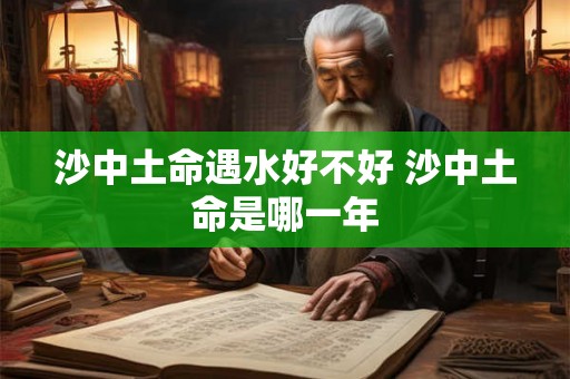 沙中土命遇水好不好 沙中土命是哪一年