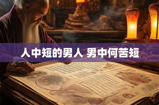 人中短的男人 男中何苦短