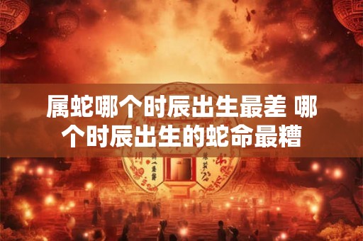 属蛇哪个时辰出生最差 哪个时辰出生的蛇命最糟