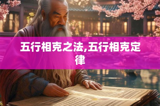 五行相克之法,五行相克定律 五行相克之法,五行相克定律