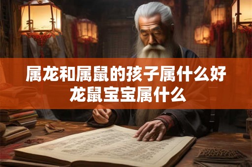 属龙和属鼠的孩子属什么好 龙鼠宝宝属什么 属龙和属鼠的孩子属什么好 龙鼠宝宝属什么