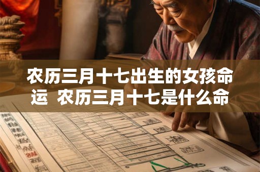农历三月十七出生的女孩命运  农历三月十七是什么命