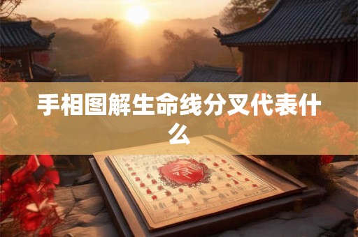 手相图解生命线分叉代表什么