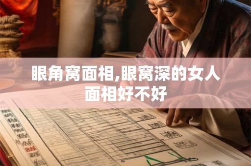 眼角窝面相,眼窝深的女人面相好不好