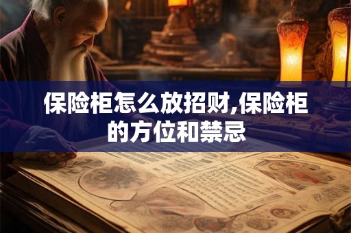 保险柜怎么放招财,保险柜的方位和禁忌