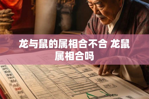 龙与鼠的属相合不合 龙鼠属相合吗 龙与鼠的属相合不合 龙鼠属相合吗