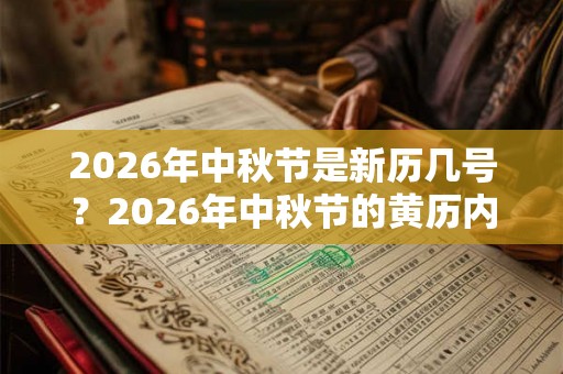 2026年中秋节是新历几号？2026年中秋节的黄历内容是什么？