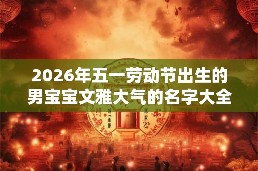 2026年五一劳动节出生的男宝宝文雅大气的名字大全 2026年五一劳动节出生的男宝宝文雅大气的名字大全