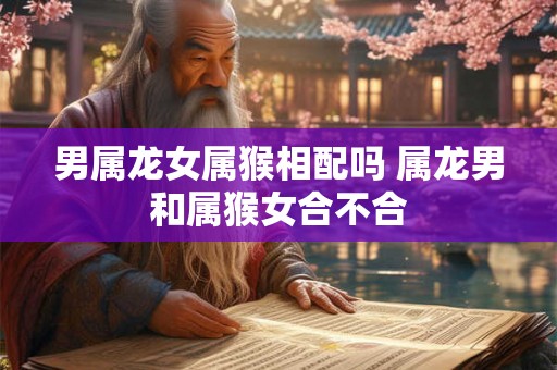男属龙女属猴相配吗 属龙男和属猴女合不合