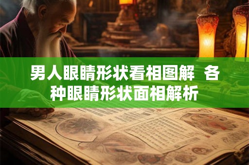 男人眼睛形状看相图解  各种眼睛形状面相解析