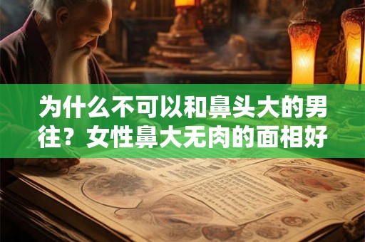 为什么不可以和鼻头大的男往？女性鼻大无肉的面相好不好？