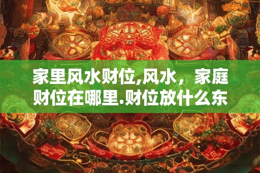 家里风水财位,风水，家庭财位在哪里.财位放什么东西