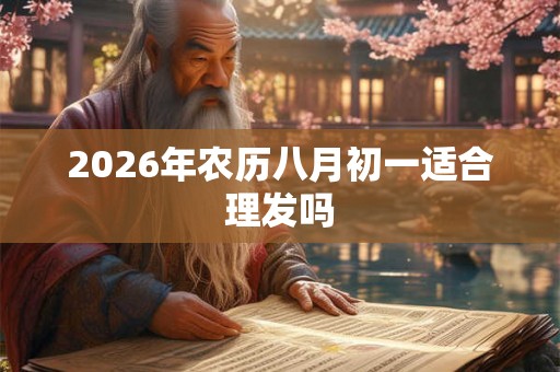 2026年农历八月初一适合理发吗