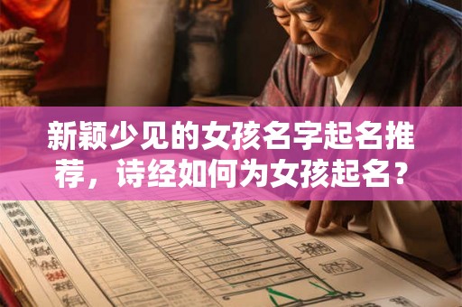 新颖少见的女孩名字起名推荐，诗经如何为女孩起名？