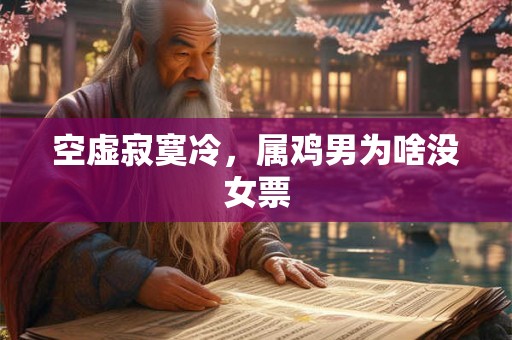 空虚寂寞冷，属鸡男为啥没女票