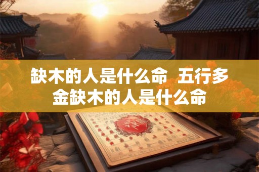 缺木的人是什么命 五行多金缺木的人是什么命 缺木的人是什么命 五行多金缺木的人是什么命