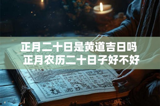 正月二十日是黄道吉日吗  正月农历二十日子好不好
