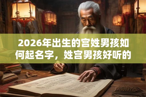 2026年出生的宫姓男孩如何起名字,姓宫男孩好听的名字 2026年出生的宫姓男孩如何起名字,姓宫男孩好听的名字