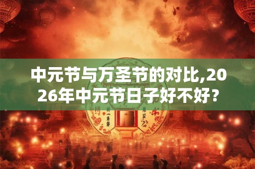 中元节与万圣节的对比,2026年中元节日子好不好？