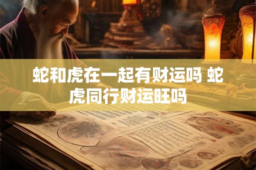 蛇和虎在一起有财运吗 蛇虎同行财运旺吗