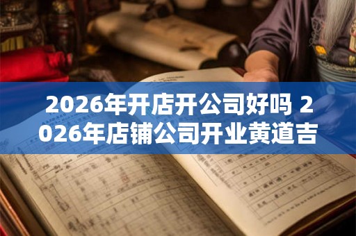2026年开店开公司好吗 2026年店铺公司开业黄道吉日