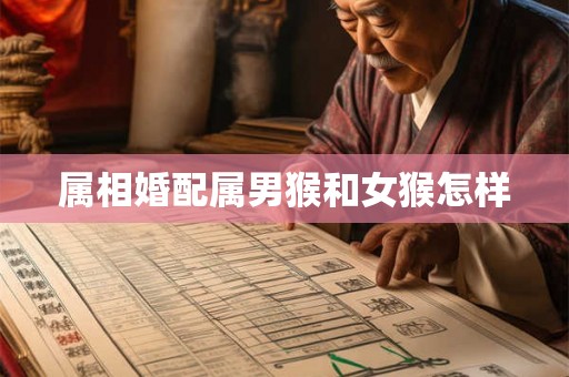 属相婚配属男猴和女猴怎样