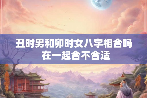 丑时男和卯时女八字相合吗  在一起合不合适