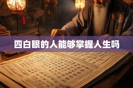 四白眼的人能够掌握人生吗 四白眼的人能够掌握人生吗