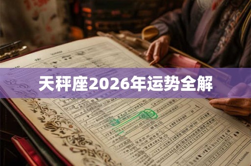 天秤座2026年运势全解