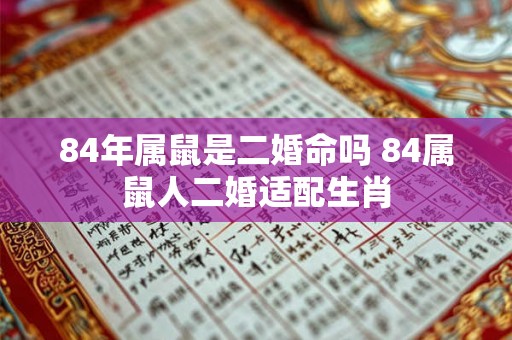 84年属鼠是二婚命吗 84属鼠人二婚适配生肖