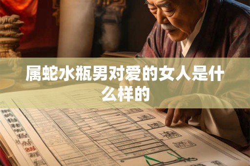 属蛇水瓶男对爱的女人是什么样的 属蛇水瓶男对爱的女人是什么样的
