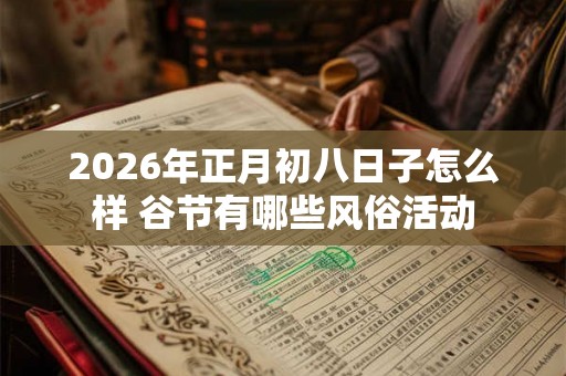 2026年正月初八日子怎么样 谷节有哪些风俗活动