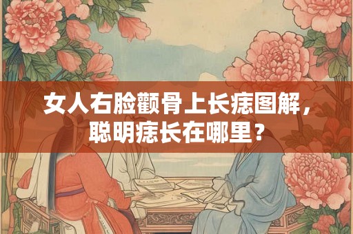 女人右脸颧骨上长痣图解，聪明痣长在哪里？