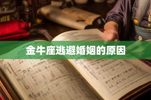 金牛座逃避婚姻的原因