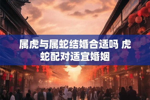 属虎与属蛇结婚合适吗 虎蛇配对适宜婚姻