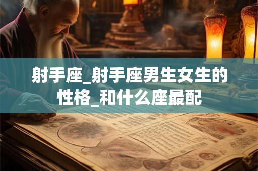 射手座_射手座男生女生的性格_和什么座最配