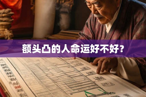 额头凸的人命运好不好？