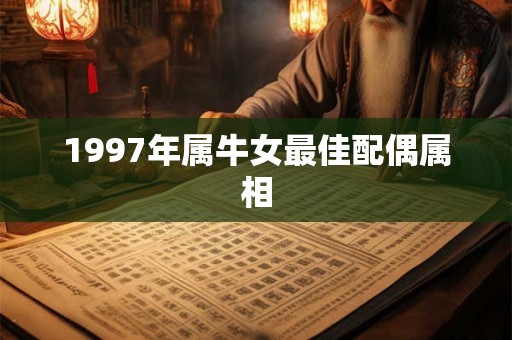 1997年属牛女最佳配偶属相