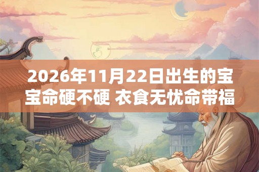 2026年11月22日出生的宝宝命硬不硬 衣食无忧命带福气