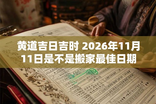 黄道吉日吉时 2026年11月11日是不是搬家最佳日期