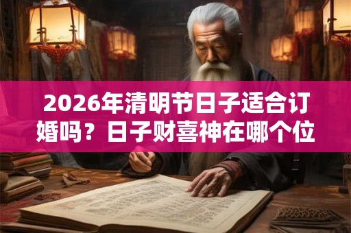 2026年清明节日子适合订婚吗？日子财喜神在哪个位置？