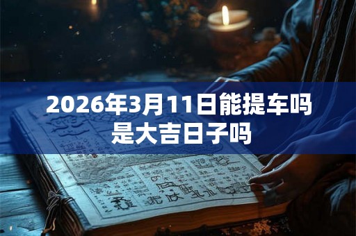 2026年3月11日能提车吗 是大吉日子吗