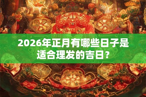 2026年正月有哪些日子是适合理发的吉日？