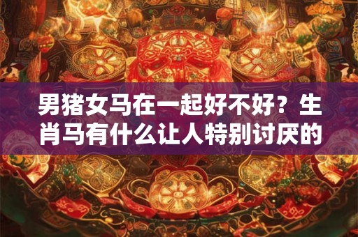 男猪女马在一起好不好？生肖马有什么让人特别讨厌的坏习惯？